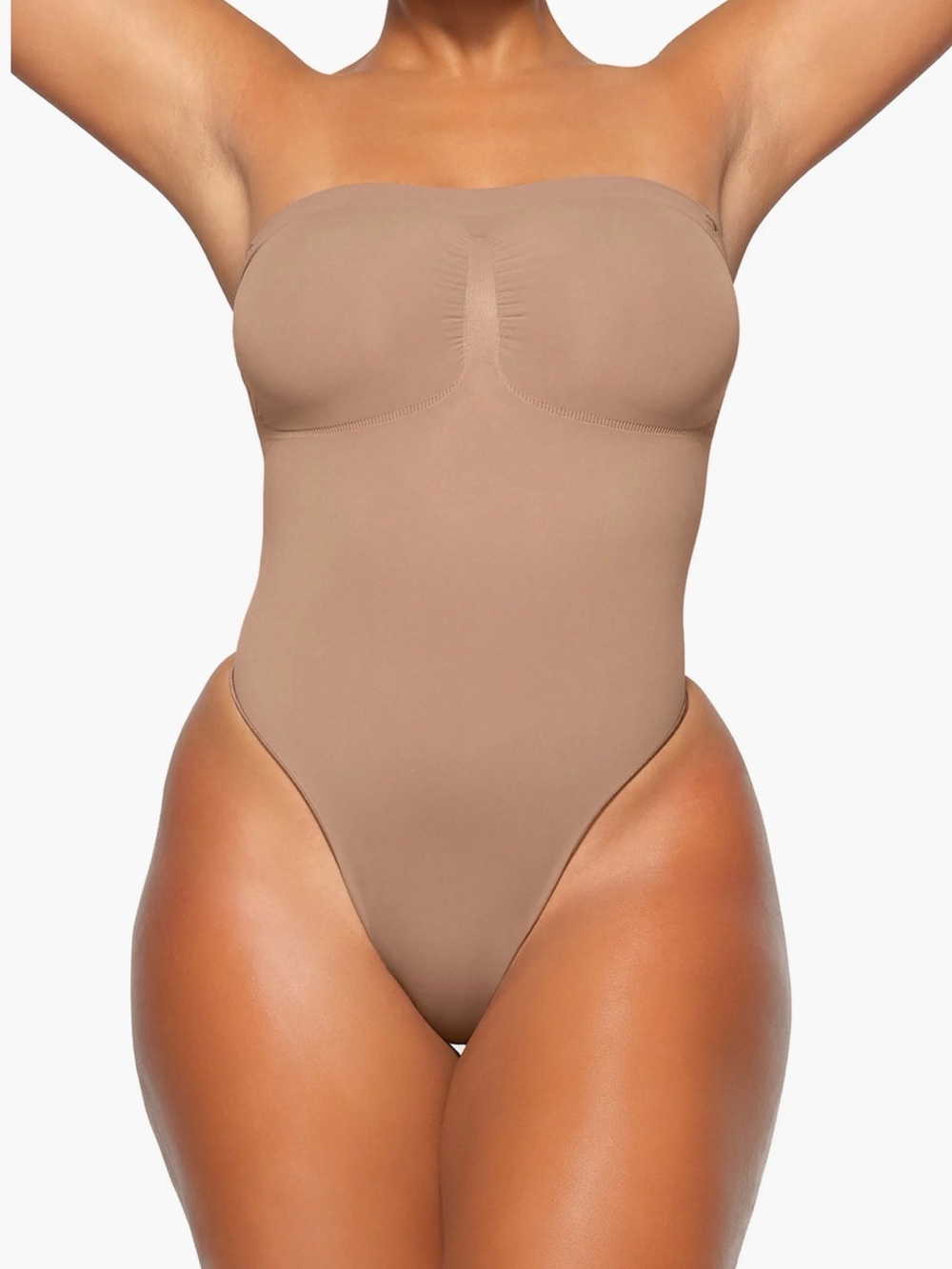 Tan SKIMS Fits Everybody body suit
